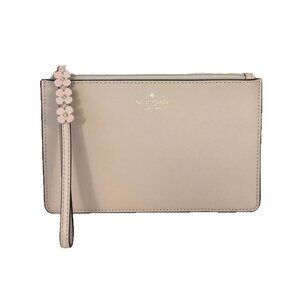 Kate Spade Felicity Floral Applique Leather Eli Wristlet